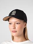 Бейсболка DJINNS арт. 6P TrueFit Leaf Sun (черный)